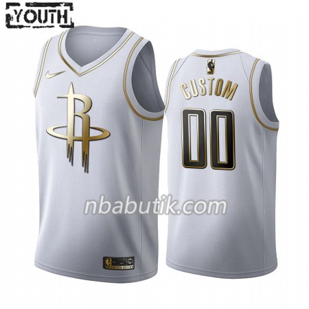 NBA Børn Trøje Houston Rockets Custom Nike 2019-20 Hvid Golden Edition Swingman NBA Børn Trøje Houston Rockets Custom Nike 2019-20 Hvid Golden Edition Swingman